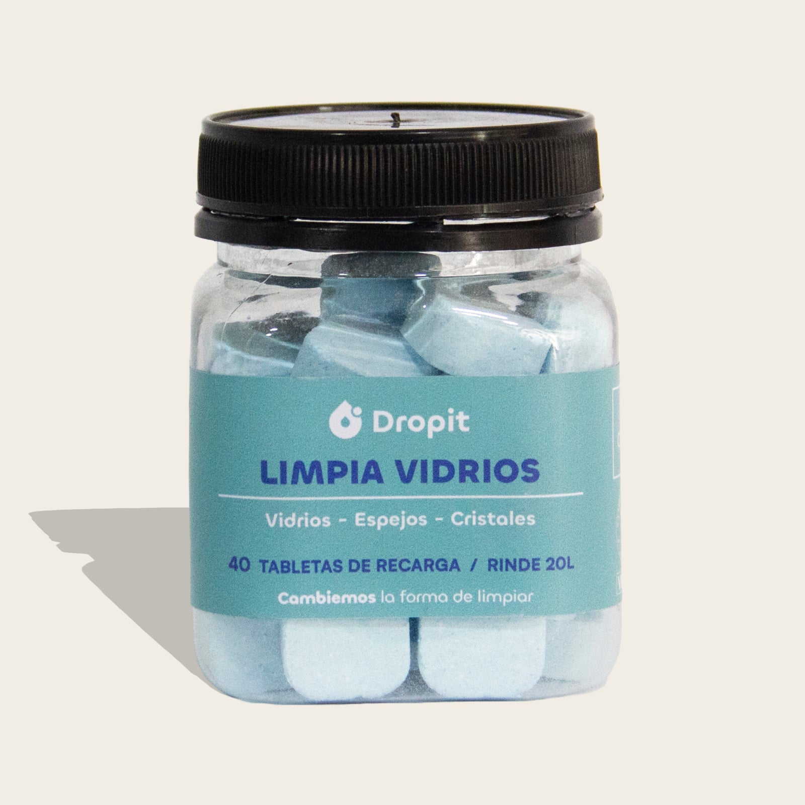 Limpia Vidrios 40 tabletas – 20 L