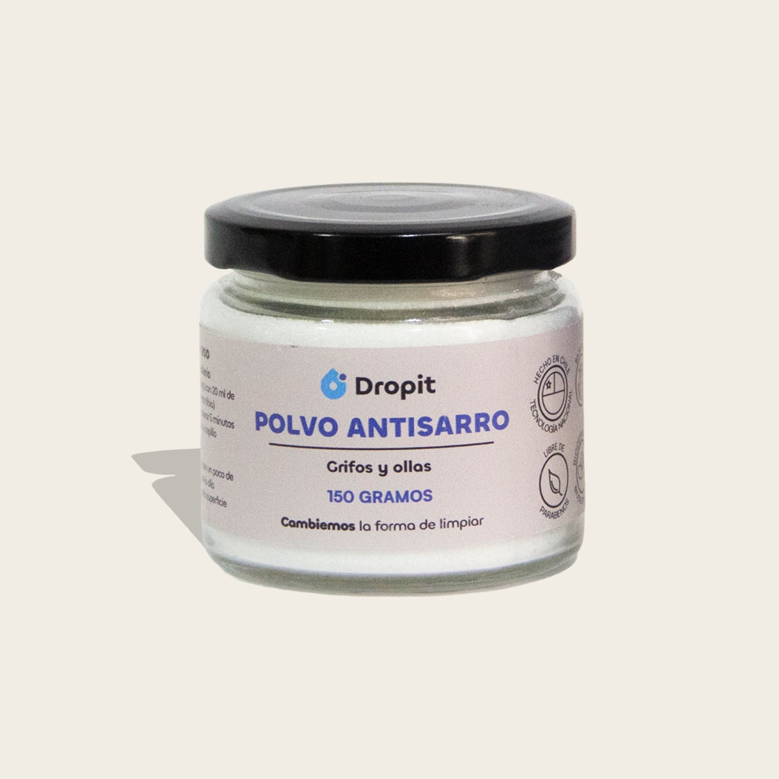 Polvo Anti Sarro para Superficies, Grifos y Ollas - 150gr